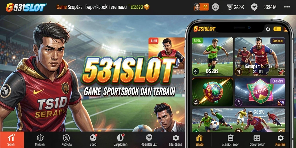 Screenshot utama 531SLOT menampilkan gameplay taruhan olahraga yang mengasyikkan.
