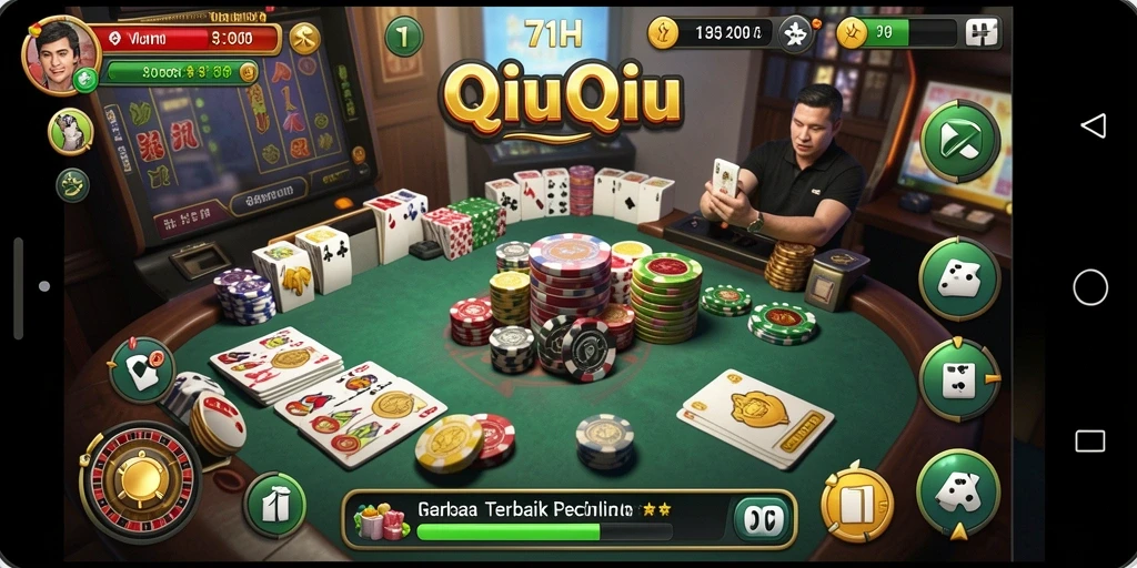 Tampilan permainan QiuQiu yang mendebarkan di 71H.