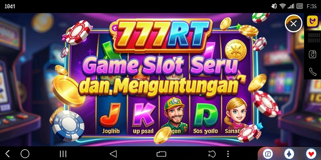 Tampilan gameplay seru dan menarik dari 777RT.
