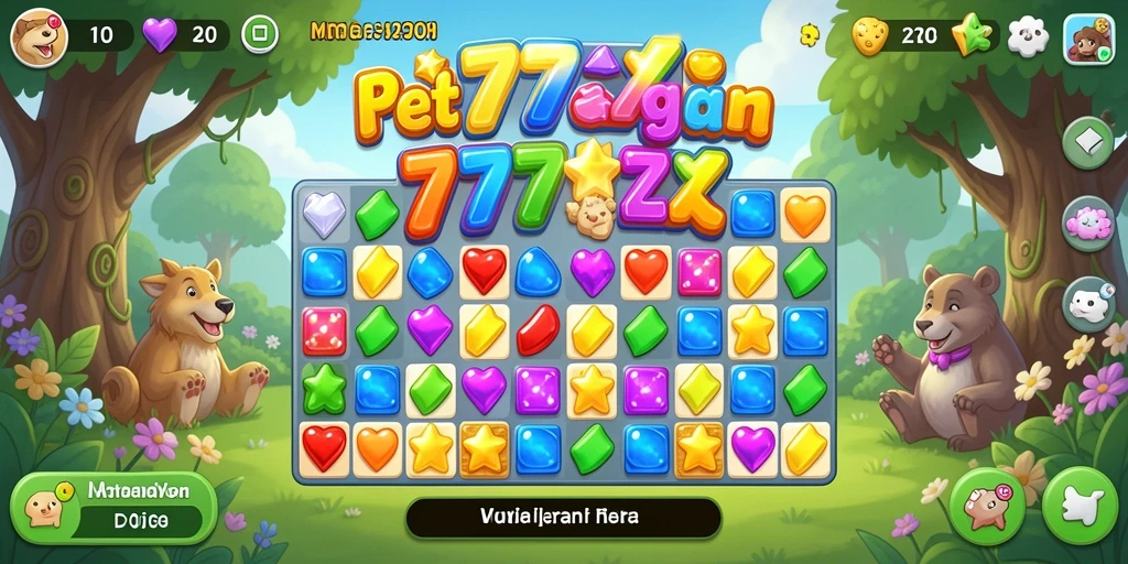 Tampilan gameplay seru dari 777ZX dengan kombinasi warna-warni.