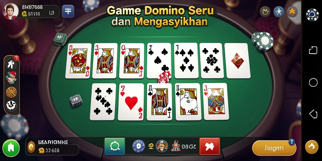 Gameplay seru dan interaktif dari permainan Domino 8768.