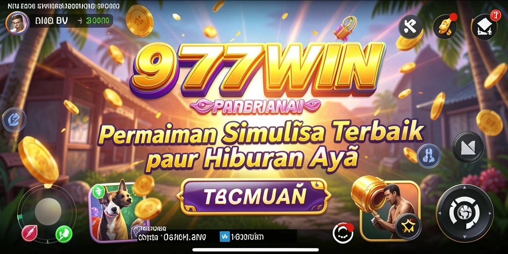 Screenshot gameplay 9777WIN menunjukkan pengalaman simulasi yang seru dan interaktif.