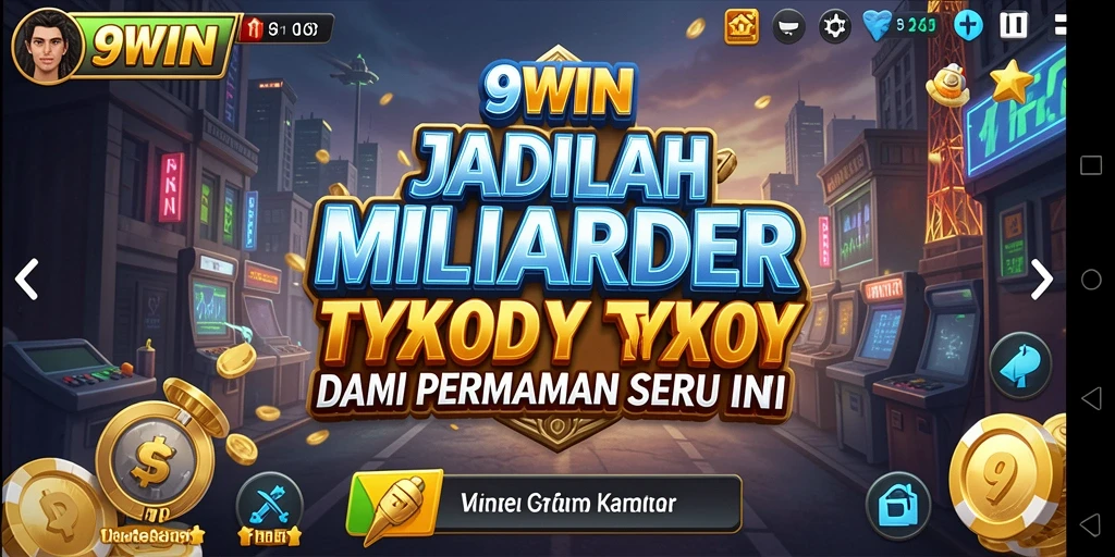 Screenshot utama dari gameplay Tycoon 9WIN yang mendebarkan.