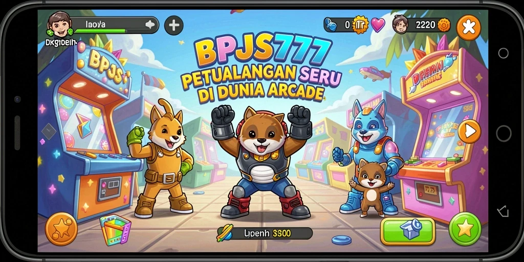 Screenshot gameplay BPJS777 dengan tantangan Arcade yang seru.