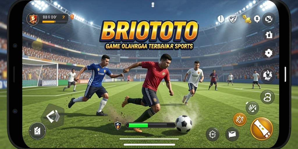 Tangkapan layar menampilkan gameplay seru di BRIOTOTO.