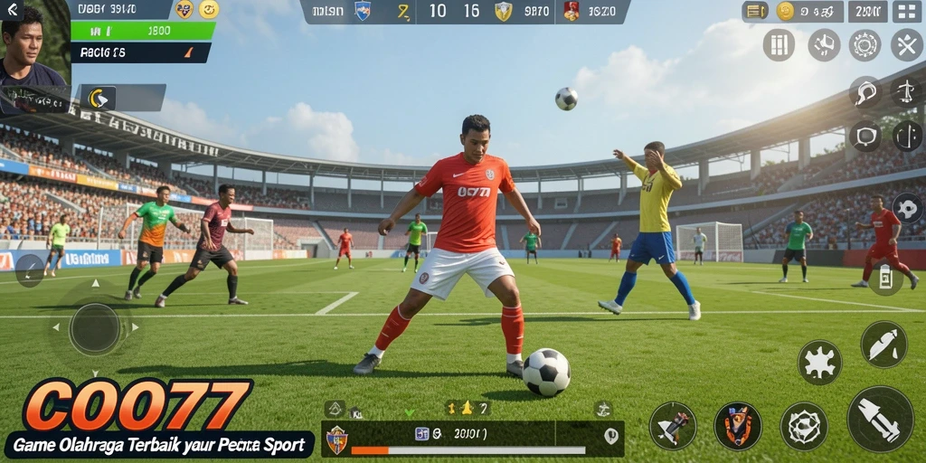 Tampilan menakjubkan dari gameplay olahraga di COO77.