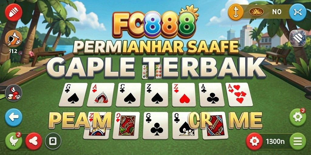 Tampilan menarik dari gameplay FC888 yang penuh aksi Gaple.