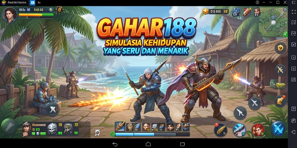 Tampilan gameplay GAHAR188 yang menakjubkan dan interaktif.