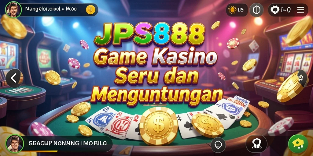 Screenshot gameplay JPS888 menampilkan keseruan permainan Kasino.
