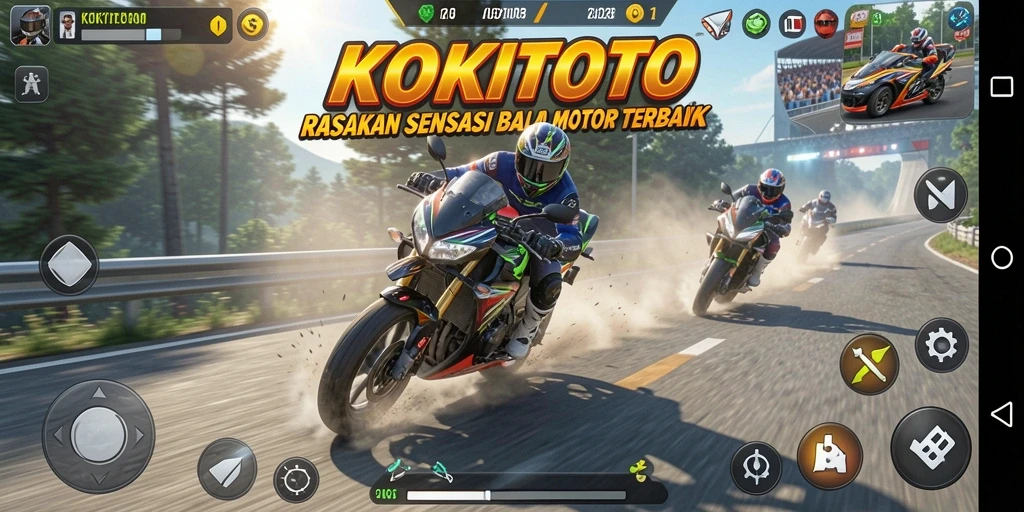 Gameplay KOKITOTO yang menegangkan dan grafis detail yang memukau.