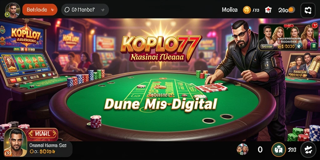 Tampilan gameplay Kasino yang menarik dan dinamis di KOPLO77.