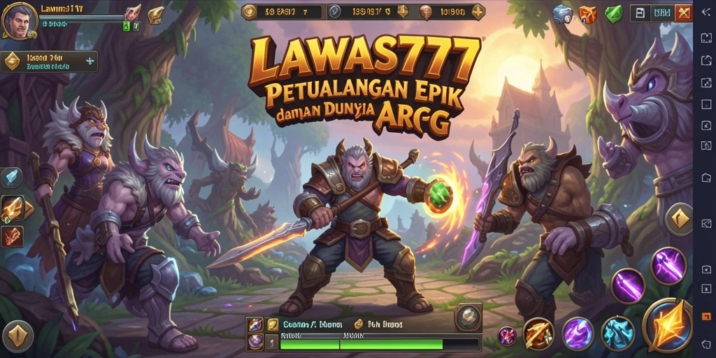 Screenshot LAWAS777 menampilkan aksi pertarungan seru dalam dunia ARPG.