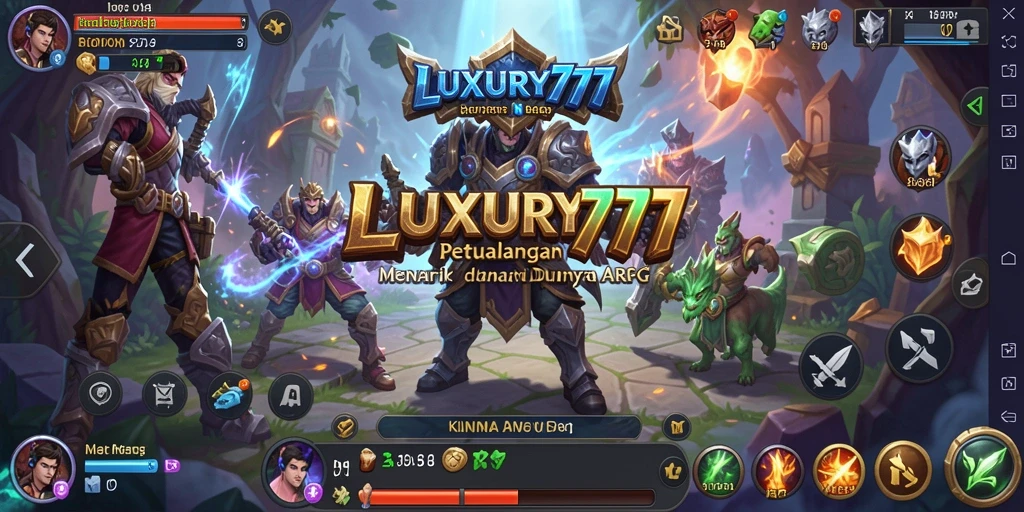 Tampilan gameplay ARPG yang mendebarkan dalam LUXURY777.
