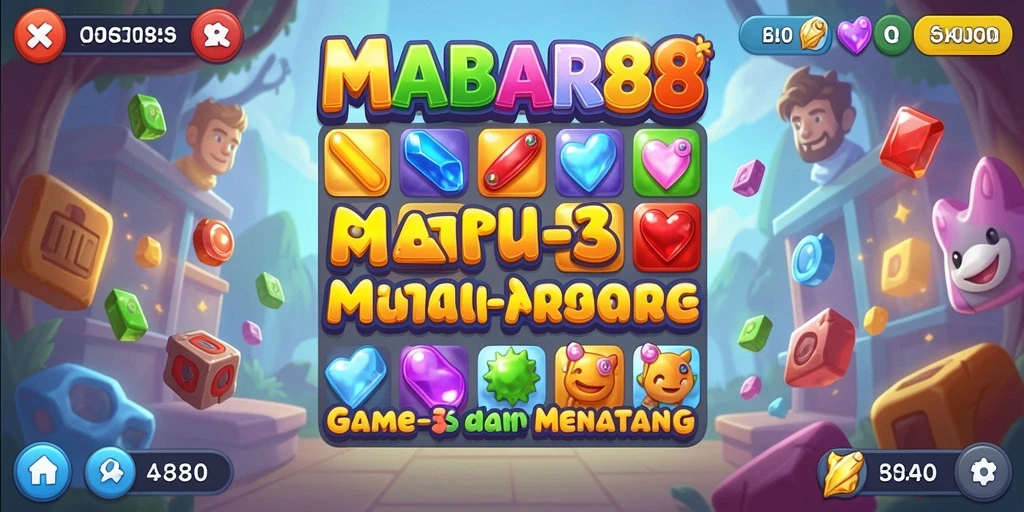 Tampilan gameplay MABAR88 yang menawan dan penuh warna.