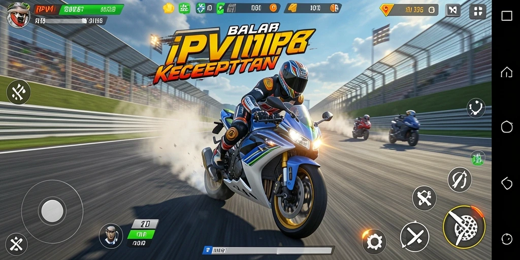 Tampilan gameplay RPVIP6 yang seru dan mendebarkan.