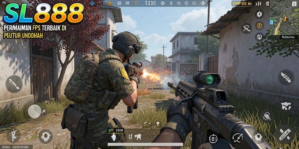 Tampilan gameplay SL888 yang memukau dan menegangkan saat bertempur.