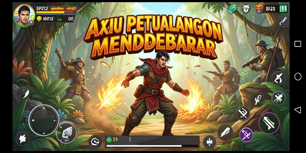 Tampilan penuh aksi dari gameplay SP212 yang mendebarkan.