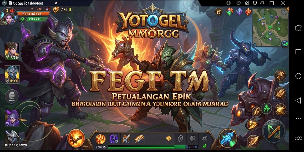 Tampilan gameplay YOTOGEL yang penuh aksi dan petualangan.